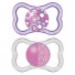 MAM Air Pacifier +6 mths TWIN PACK ( PURPLE )