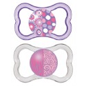 MAM Air Pacifier +6 mths TWIN PACK ( PURPLE )