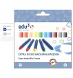 edu3 Jumbo Hexagonal Oil Pastel (12 colours card box)