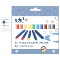 edu3 Jumbo Hexagonal Oil Pastel (12 colours card box)