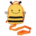 Skip Hop Zoo Let Mini Backpack with rein (BEE)