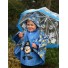 Bugzz Kids Stuff Rain Poncho - PIRATE