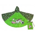 Bugzz Kids Stuff Rain Poncho - FARMYARD