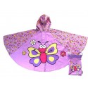 Bugzz Kids Stuff Rain Poncho - BUTTERFLY
