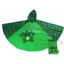 Bugzz Kids Stuff Rain Poncho - FROG